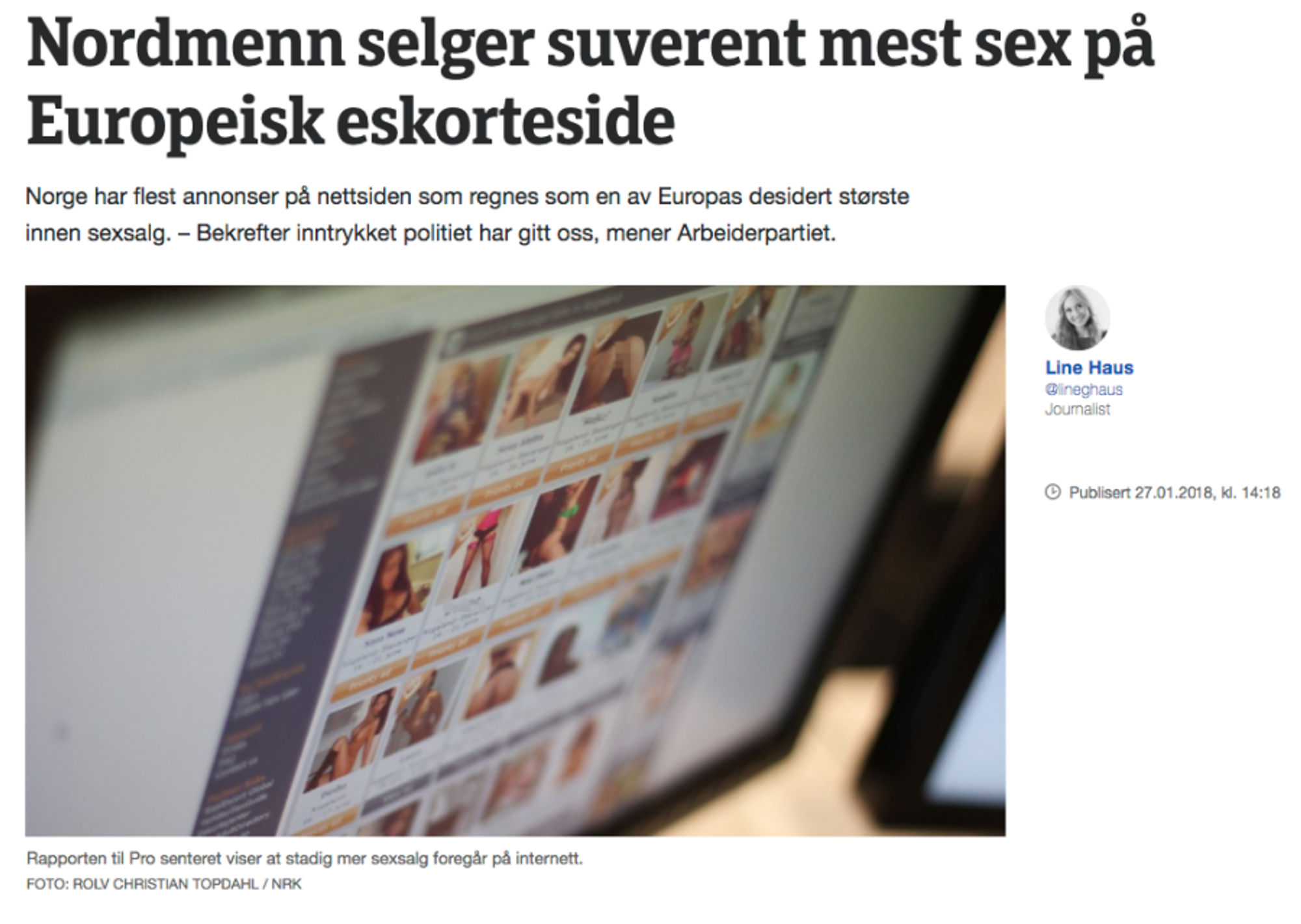 NRKs opprinnelige artikkel.