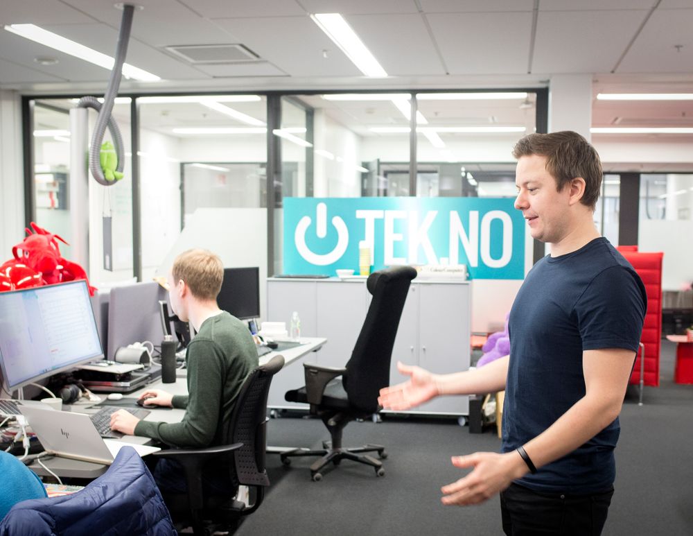 Nyhetssjef Niklas Plikk i Tek.no. Arkivfoto