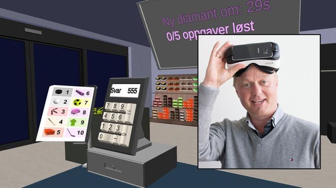 Elever forserer ett års matematikk på få uker ved hjelp av norsk VR-spill