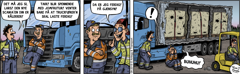 Anleggsplassen, 23. februar 2018