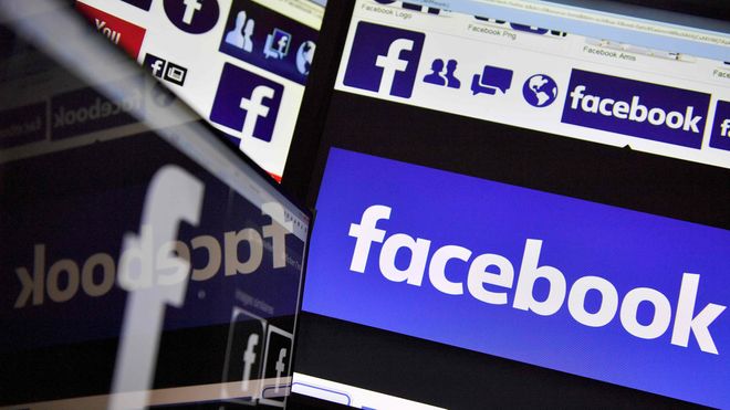 Fotografi av Facebook-logoer