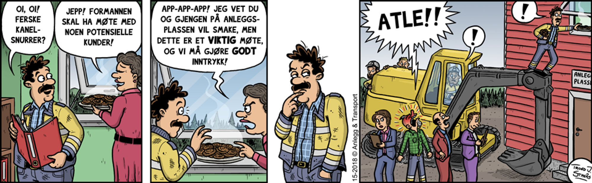 Anleggsplassen, 31. mars 2018