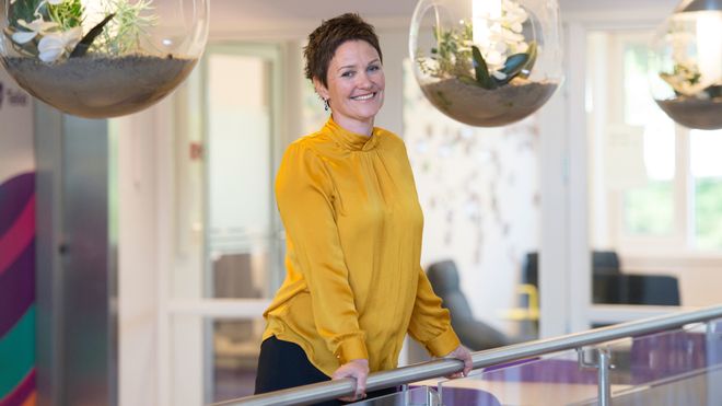 KJersti Jamne, sjef for privatmarkedet i Telia Norge.