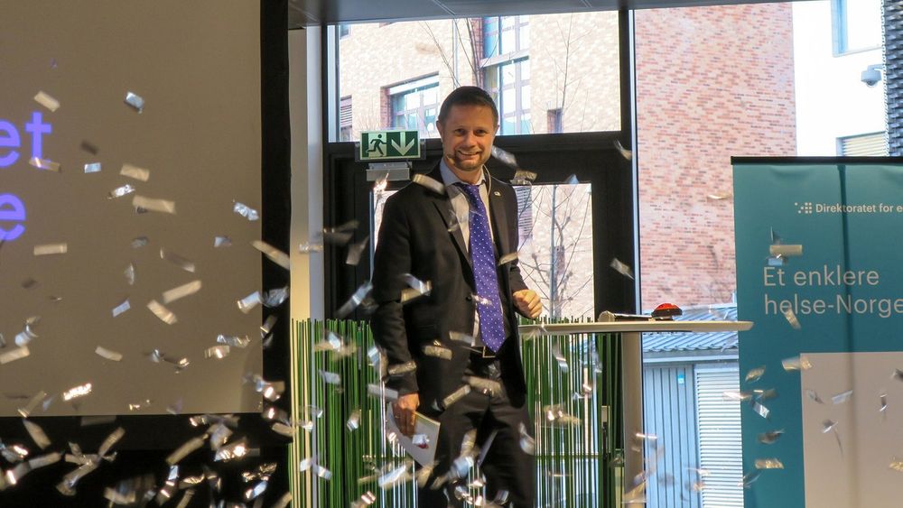 5. januar 2016 ble det nye Direktoratet for e-helse åpnet av helse- og omsorgsminister Bent Høie. (H). Åpningen av helsedata.org fikk ikke like stor oppmerksomhet. Illustrasjonsfoto.