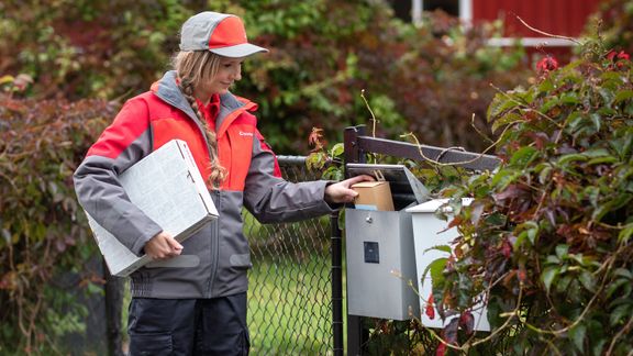 Send pakken fra egen postkasse