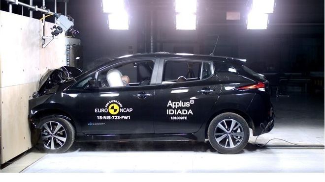 Nissan Leaf imponerer i kollisjonstest