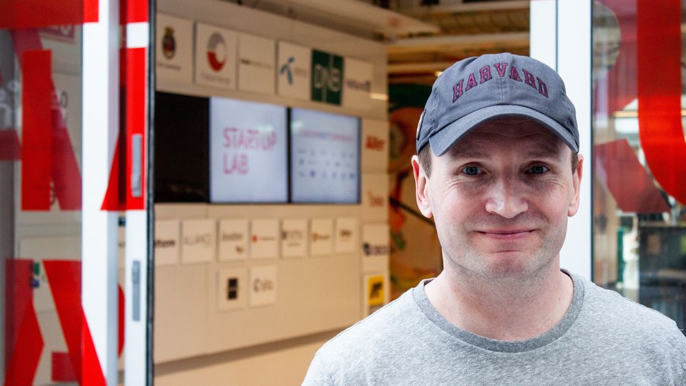 Defigo-gründer Joachim Stray på Startuplab i Oslo.