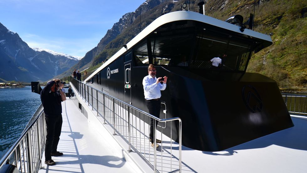 NY STYRELEIAR: Nils Kristian Berge tek over for Sverre Sellæg Tysland og vert ny styreleiar i The Fjords i Aurland.