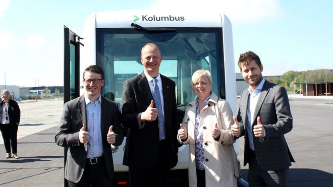 Første førerløse buss