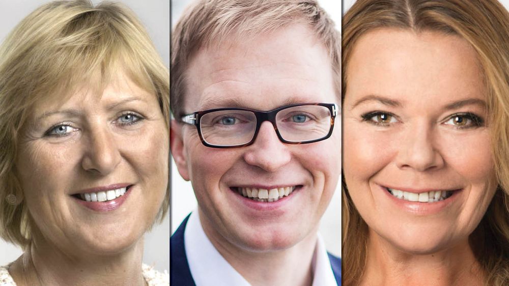 GODT ÅR: Fra venstre - Heidi Wiggen, Jan Tore Hamnøy og Trine Larsen.