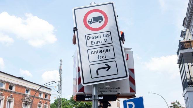 I neste uke innfører Hamburg dieselforbud for å bedre luftkvaliteten