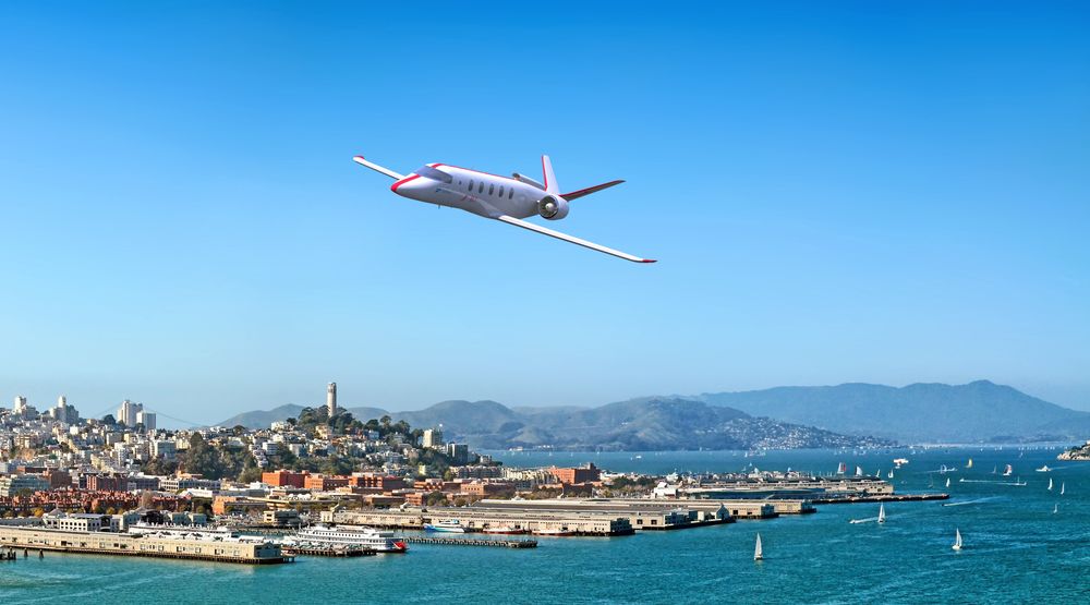 Elektrisk over San Fransisco: Om få år vil JetSuit fly mellom små byer i USA og beboere i San Fransisco kan få sitt første glimt av et elektrisk fly.