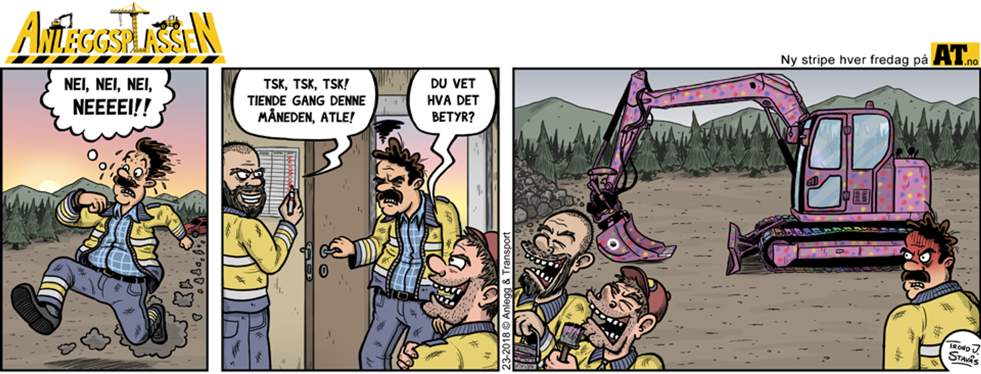 For sent på jobb - igjen