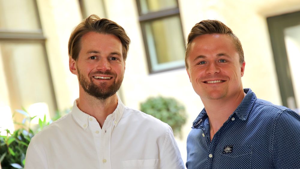 Kristian Rasmussen (til venstre) og Gerwin Quak i Digis AS.
