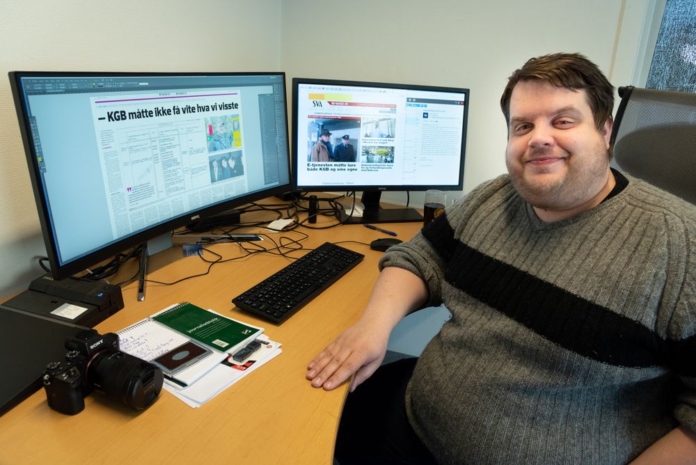 Ole-Tommy Pedersen, redaktør i Sør-Varanger Avis.