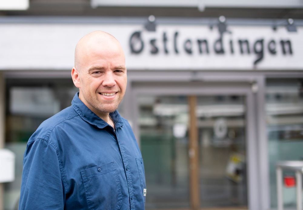 Tom Martin Hartviksen, ansvarlig redaktør og administrerende direktør i Østlendingen.