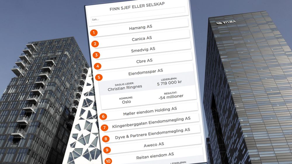 Sjekk lederlønningene i 640 selskaper
