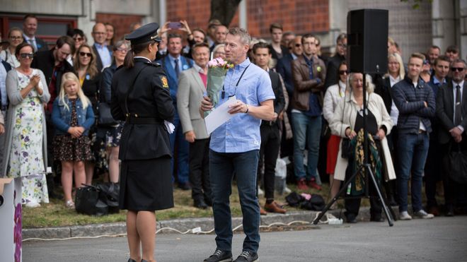 Han ble årets lærer på Politihøgskolen