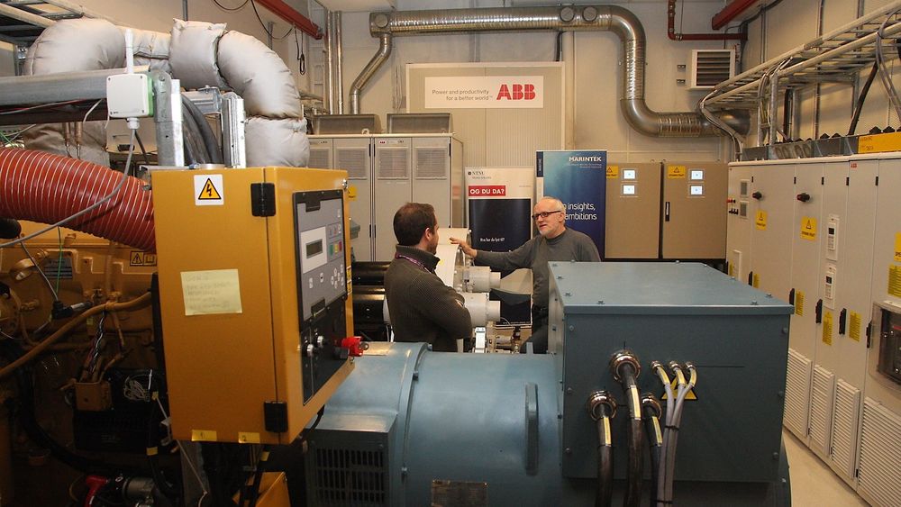 Hybridlaben til Sintef Ocean og ABB. Her skal Fiskerstrand teste en Hydrogenics brenselscelle høsten 2018.
