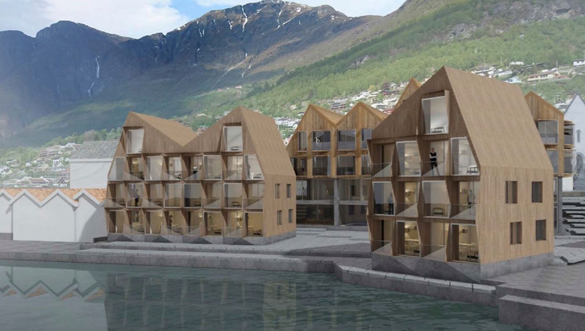 HAMNAR I SKUFFA: Hotellplanane i Aurland var spenstige, men no er det klart at dei ikkje blir noko av.