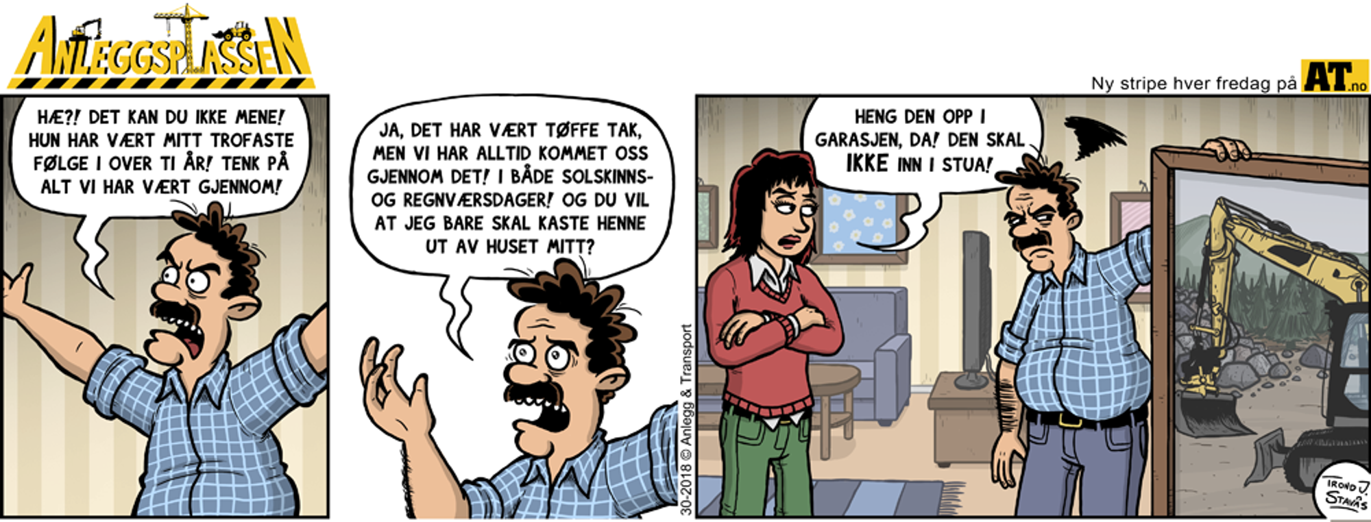 Hun må ut av huset