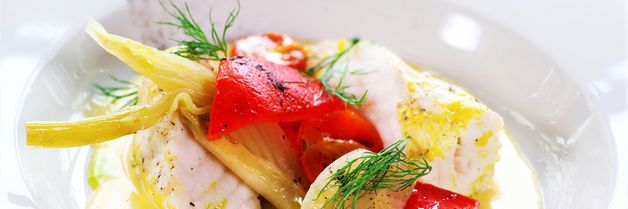 Denne herlige fiskeretten svømmer over av sommerlig matglede