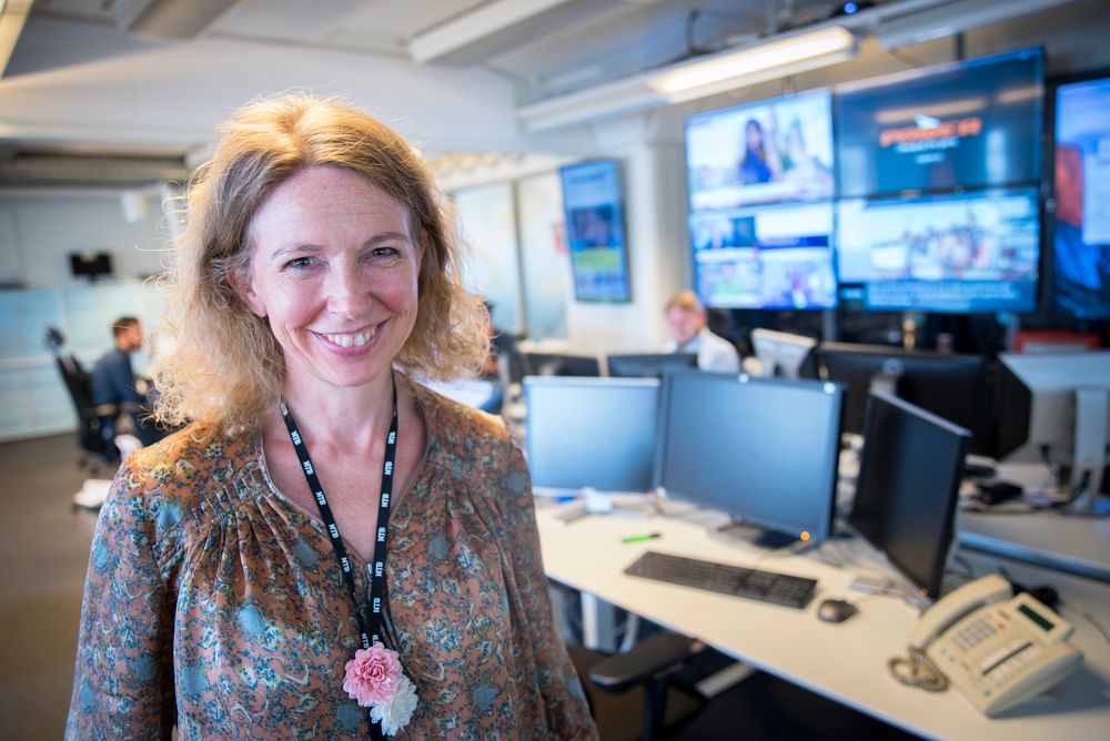 Christina Dorthellinger Nygaard er redaktør og leder for visuell kommunikasjon i nyhetsbyrået NTB.