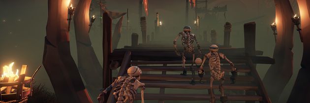 Skjelettene angriper i Sea of Thieves til neste uke
