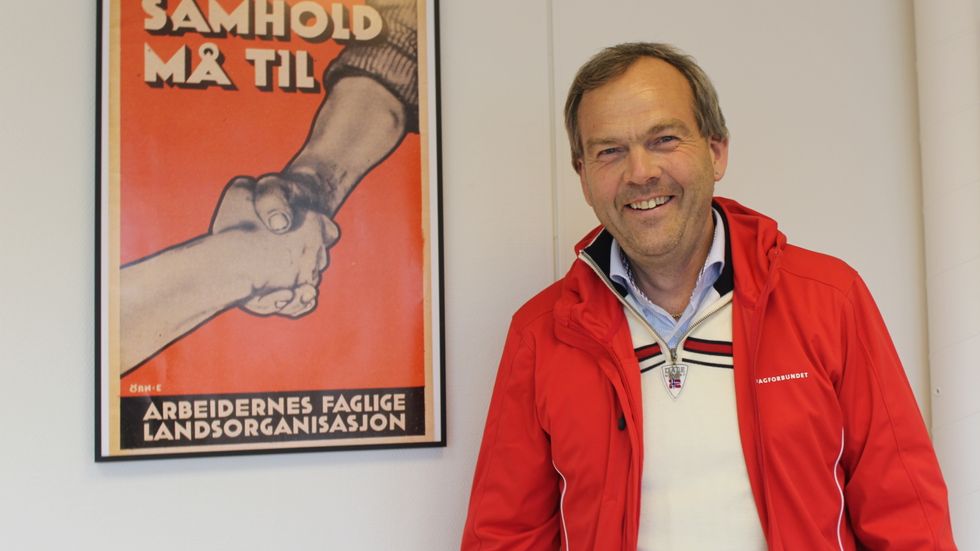 FRAMSNAKKAR: Nils Petter Støyva vil at fleire vel yrkesfag, og at kommunane og verksemdene tilbyr fleire lærlingplassar.