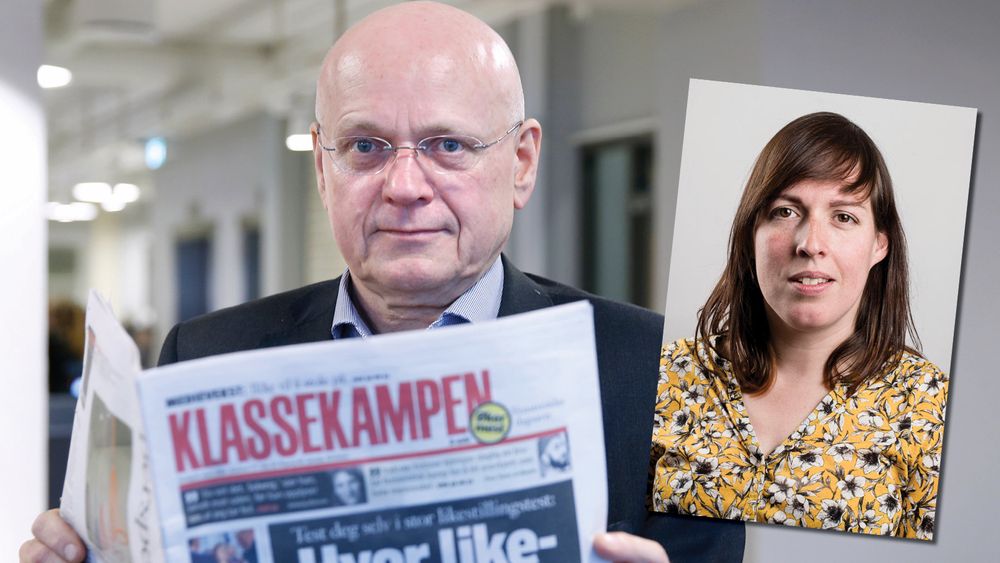 Klubbleder Carline Tromp reagerer på at de ansatte ikke får være med i utvalget som skal finne Bjørgulv Braanens erstatter i «Venstresidas dagsavis» - Klassekampen.