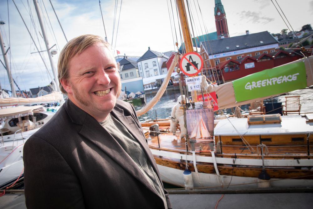 Lars Taraldsen, redaktør i Aust-Agder Blad.