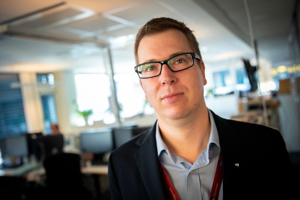 Ansvarlig redaktør og administrerende direktør Eirik Hoff Lysholm i Dagsavisen.