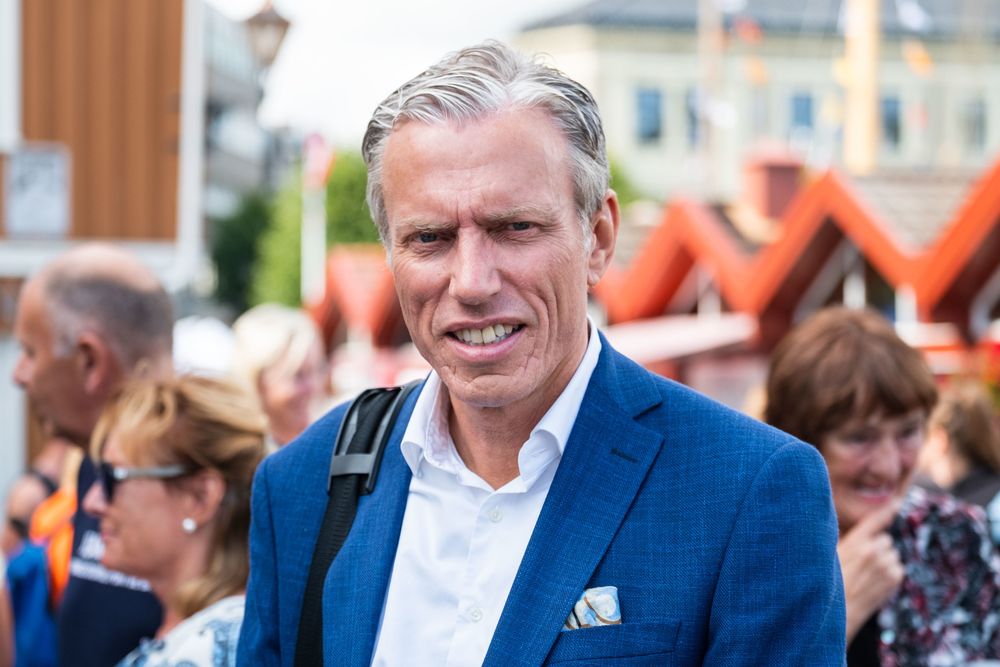Rolv Erik Ryssdal, administerende direktør i Schibsted. Her under Arendalsuka.