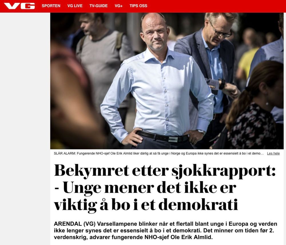 Faksimile fra VG-sak