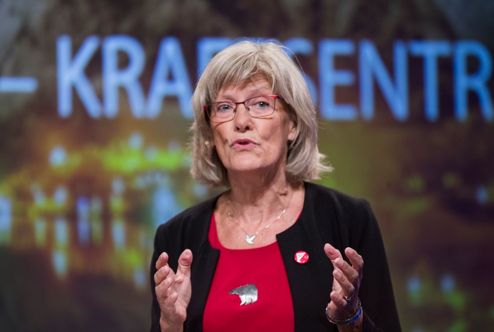 Karin Andersen, stortingsrepresentant (SV), her i debatt under Arendalsuka. Foto: Terje Pedersen / NTB Scanpix