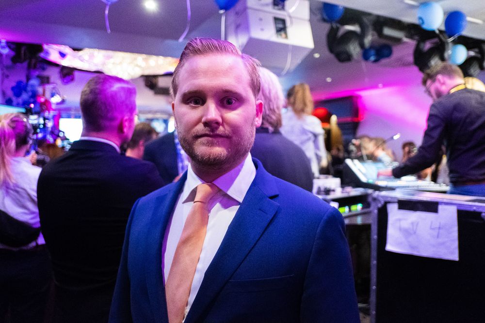 Henrik Winge, pressesjef i Sverigedemokraterne.