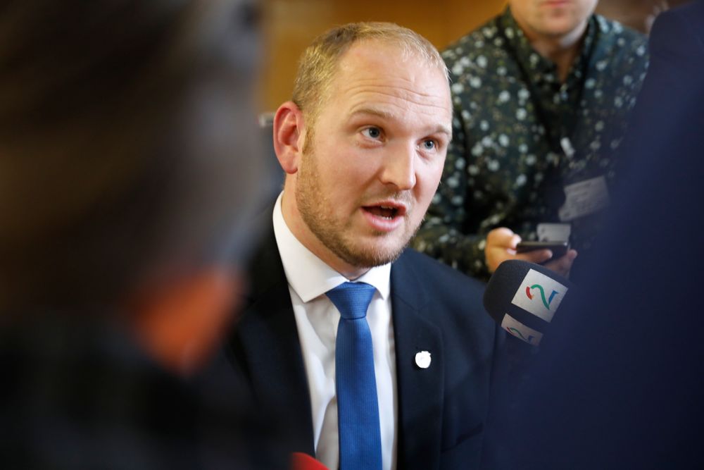 Samferdselsminister Jon Georg Dale (Frp) fotografert ved en tidligere anledning.