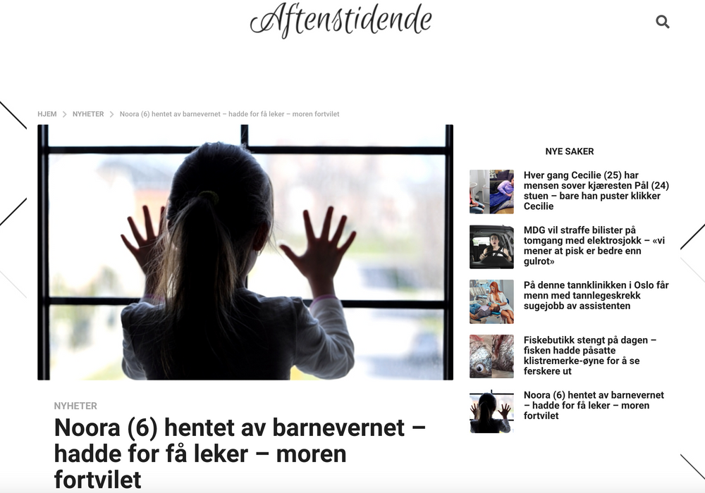 Faksimile fra Aftenstidende.com, som Faktisk har faktasjekket.