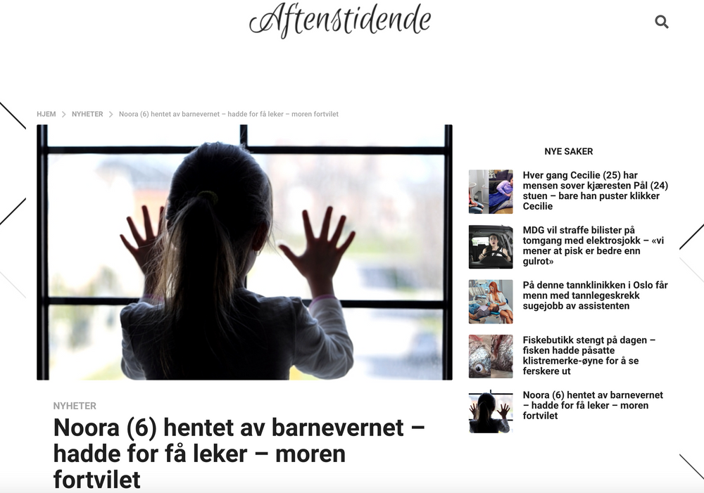 Faksimile fra Aftenstidende.com, som Faktisk har faktasjekket.