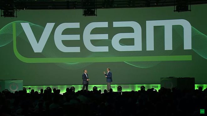 Fra keynoten under VeeamON 2017-konferansen til Veeam.
