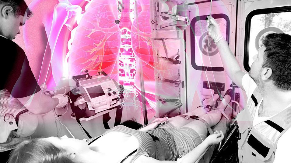 Slik ser Deutsche Telekom for seg bruk av 5G og forsterket virkelighet (augmented reality) innen medisin.