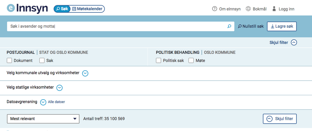 Stadig flere dokumenter blir tilgjengelige gjennom eInnsyn, men hvilke er det egentlig vi ber om innsyn i?