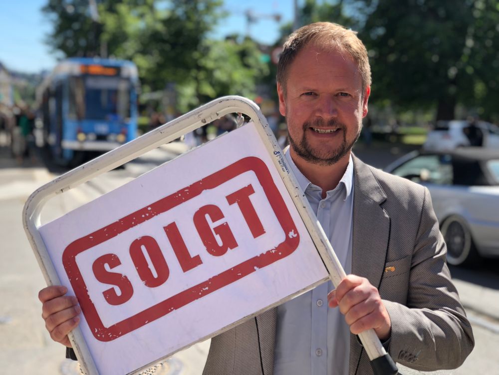 Frode Søreide, programleder i Solgt