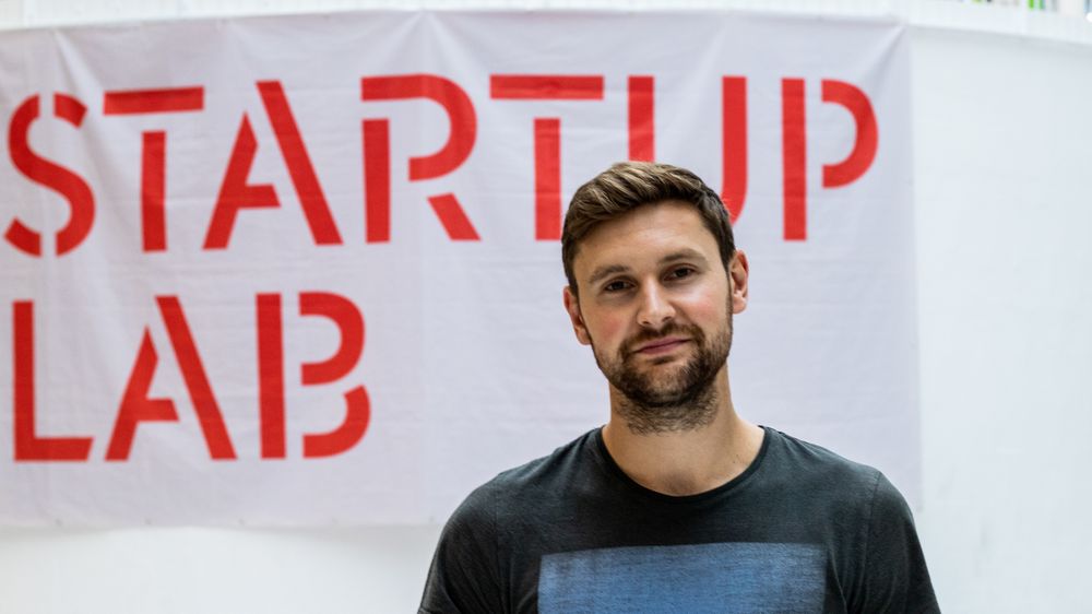 Gøran Van den Burgt er med-gründer i Mode Sensors, her fra Startuplab på Forskningsparken i Oslo.