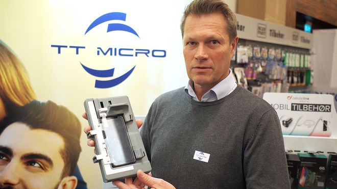 LITEN MASKIN MONTERER MOBILT GLASS