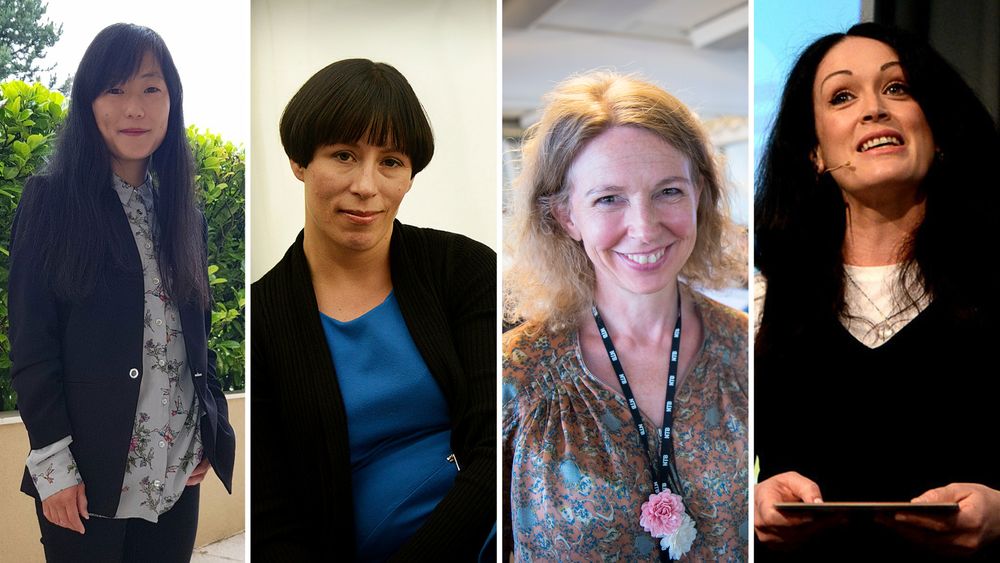 Fra venstre: Camilla Sun Kilnes, Ingeborg Volan, Christina Dorthellinger Nygaard og Ingeborg Heldal
