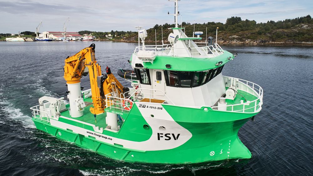 FSV Group har fått levert hybridbåten Multi Innovator fra Vard. De venter med å bli helelektriske til batteriene er blitt bedre.