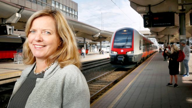 Jernbanedirektør Kirsti Slotsvik: - Jeg vil bevise at tog fortsatt er ryggraden i transportsektoren