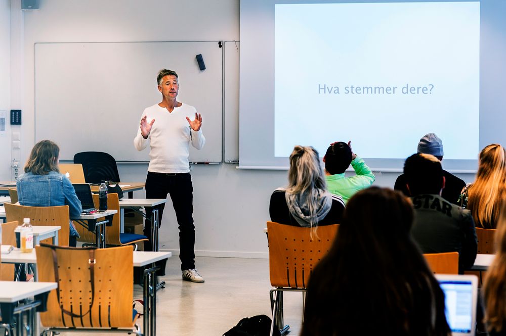 Studieleder Lars Richard Bache i Høyskolen Kristiania
