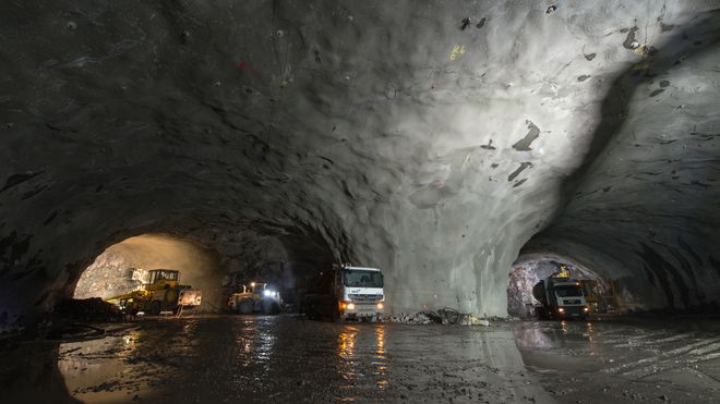 Besøkte norskdrevet tunnelprosjekt under Atlanterhavet